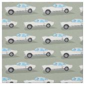 Klassisches weißes Muskel-Auto-Gewebe Stoff (Muster)