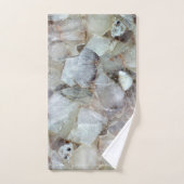 Klassisches weißes Quarz Badhandtuch Set (Handtuch)