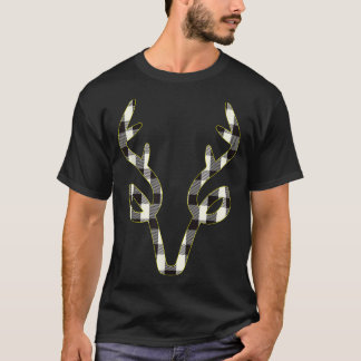 Klassisches Weißes und Schwarzes Weihnachtsbuffet T-Shirt