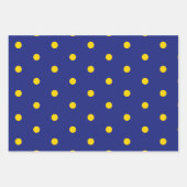 Klassisches White Polka Dot Geschenkpapier (Vorderseite 2)