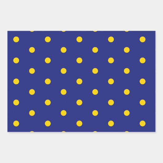 Klassisches White Polka Dot Geschenkpapier (Vorderseite 2)