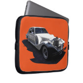 Klassisches White Tiffany Sammler Auto Laptopschutzhülle (Vorne Rechts)