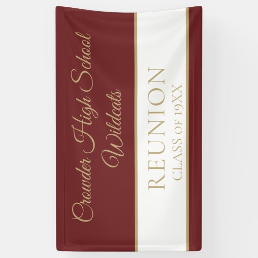 Klassisches Wiedersehen-Banner Banner (Vertikal)