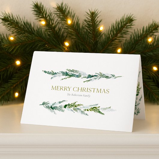 Klassisches Wintergrün Weihnachten 