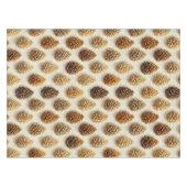 Klassisches Wintermuster Pinecone Tischdecke (Vorderseite (Horizontal))