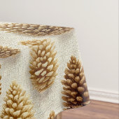 Klassisches Wintermuster Pinecone Tischdecke (Beispiel)