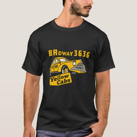 Klassisches Yellow Cab T-Shirt (Vorderseite)