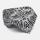 Klassisches Zebrawildtiermuster Krawatte (Gerollt)
