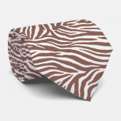 Klassisches Zebrawildtiermuster Krawatte (Gerollt)
