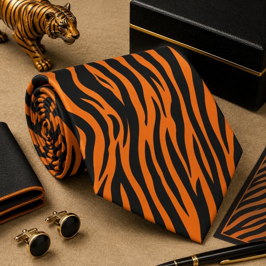 Klassisches Zebrawildtiermuster Krawatte