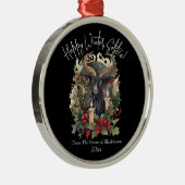 Klassisches Ziegenfleisch Weihnachten Ornament Aus Metall (Rechts)