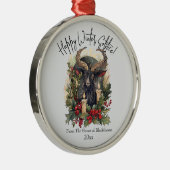 Klassisches Ziegenfleisch Weihnachten Ornament Aus Metall (Rechts)