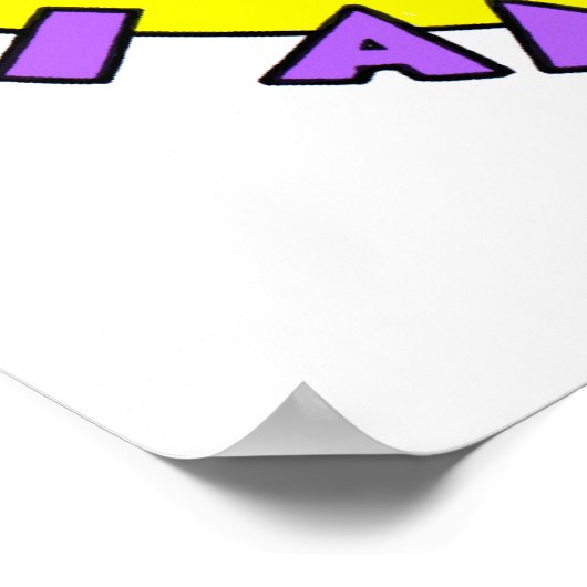 Klassisches Zippy Poster (Ecke)