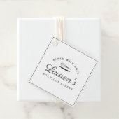 Klassisches Zuhause-Bakery-Logo mit Business Info Geschenkanhänger (Beispiel)