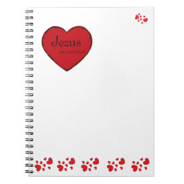 Klasyczny spiralny notatnik Jezus jest moim Panem! Notizblock
