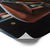 Klatsch und Getränke im Club teilen Poster (Ecke)