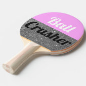 Klatschen rosa lustige der tischtennis schläger (Vorderseite)
