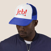 Klatschen Sie bitte für Jeb Truckerkappe (Beispiel)