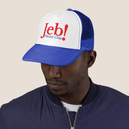Klatschen Sie bitte für Jeb Truckerkappe (Beispiel)