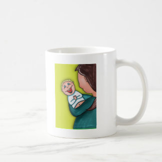Klatschen Sie Ihre Hände Kaffeetasse