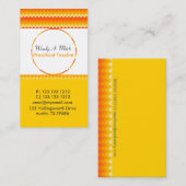 Klatschen Sie im mittleren geometrischen Visitenkarte (Vorne/Hinten)