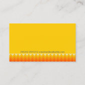 Klatschen Sie im mittleren geometrischen Visitenkarte (Rückseite)