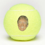 Klatschen Sie Trumpf im Gesicht! Tennisbälle (Vorderseite)