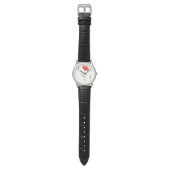 Klatschmohn Armbanduhr (Flach)