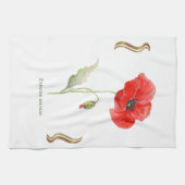Klatschmohn Geschirrtuch (Horizontal)