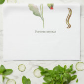 Klatschmohn Geschirrtuch (Gefaltet)