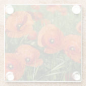 Klatschmohn glasuntersetzer (Rückseite)