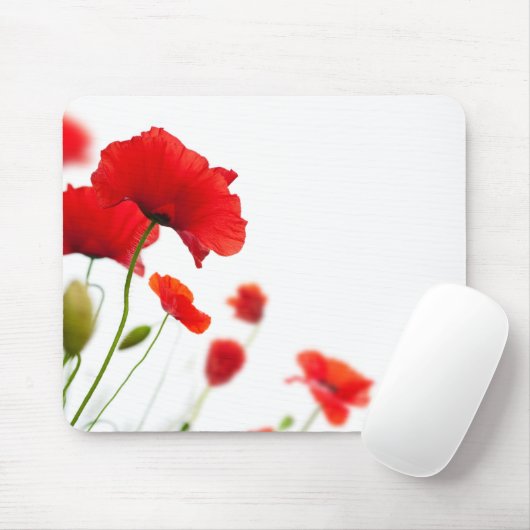 Klatschmohn im Frühjahr Mousepad (Mit Mouse)