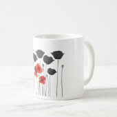Klatschmohn Kaffeetasse (VorderseiteRechts)