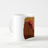 Klatschmohn Kaffeetasse (Vorderseite Links)