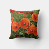 Klatschmohn Kissen (Rückseite)