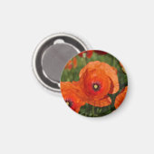 Klatschmohn magnet (Vorderseite/Rückseite)