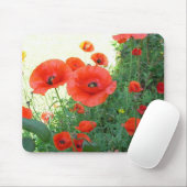 Klatschmohn Mousepad (Mit Mouse)