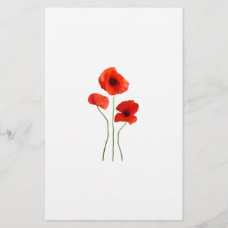 Klatschmohn - poppy briefpapier