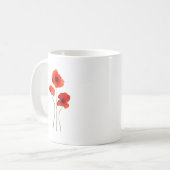Klatschmohn - poppy kaffeetasse (Vorderseite Links)