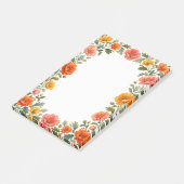 Klatschmohn Post-it Klebezettel (angewinkelt)