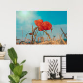 Klatschmohn - poster (Heimbüro)