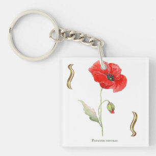 Klatschmohn Schlüsselanhänger