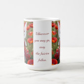 Klatschmohnblumen Fee Kaffeetasse (Mittel)