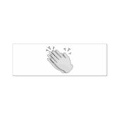 Klattern von Händen - Emoji Permastempel (Design)