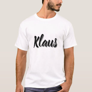 Klaus Männer Name, T-Shirt
