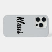 Klaus Mens Name, iPhone Hülle (Rückseite (Horizontal))