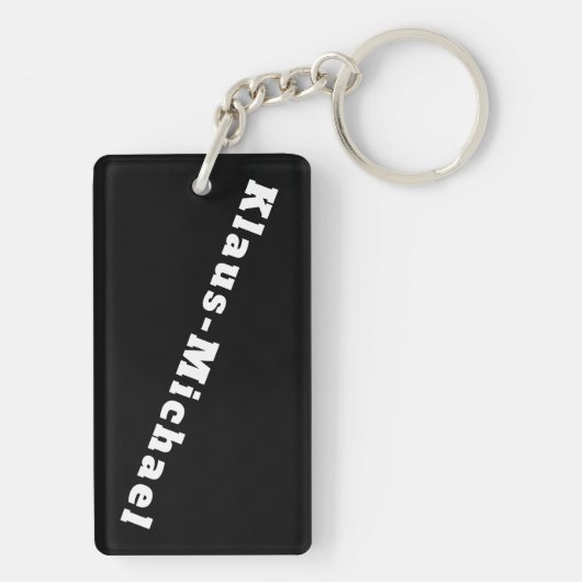 Klaus-Michael Schlüsselanhänger (Rückseite)