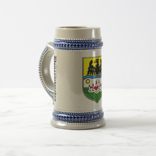 Klaus Seitz Stein Bierglas (Vorderseite Links)