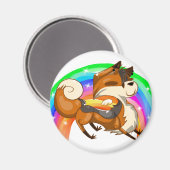 KlausFoxCuteMangnet Magnet (Vorderseite/Rückseite)