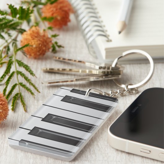 Klavier befestigt doppelseitigen schlüsselanhänger (Vorderseite rechts)